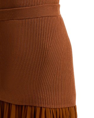 Hayden Mixed Media Skirt