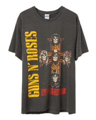 Junk Food Clothing - Unisex Guns N' Roses Cross Flea Market Tee