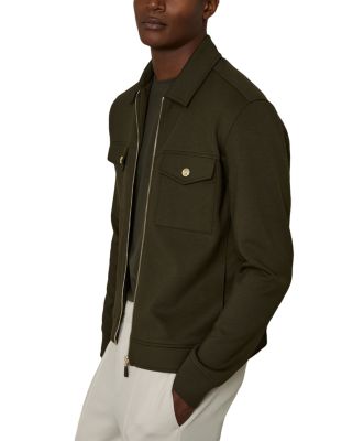 REISS - Medina Interlock Shirt Jacket