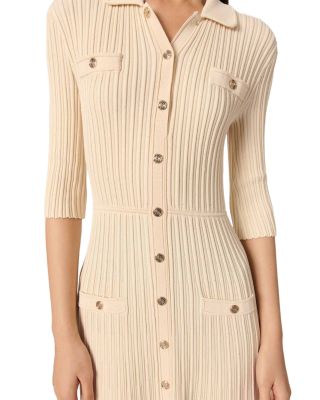 Maje Sequin Embellished Knit Midi Dress | Bloomingdale's Women