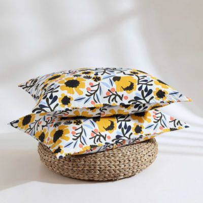 Mykero Cotton Percale 3 Piece Duvet Cover Set, King