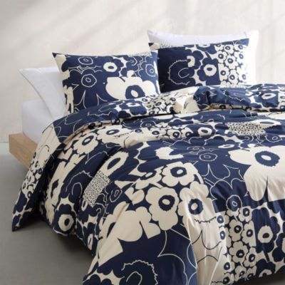 Marimekko - Unikko Kollaasi 3 Piece Duvet Cover Set, Full Queen