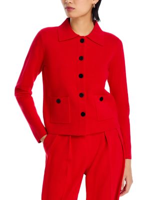 T Tahari - Convertible Collar Jacket