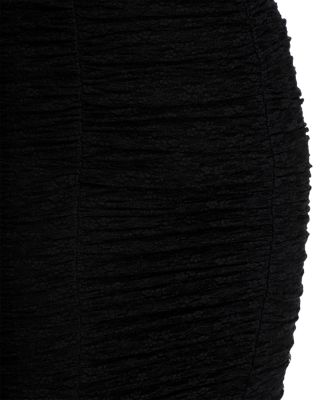 Tosca Ruched Lace Midi Dress