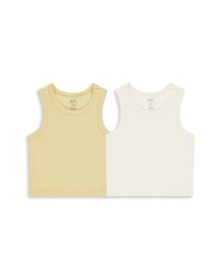 Rylee + Cru - Girls' Ribbed Tank Tops, 2 Pack - Little Kid