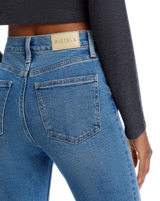 Lennon High Rise Crop Bootcut Jeans in Rhythm Vintage