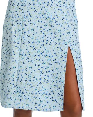 Echo Crepe Floral Midi Dress