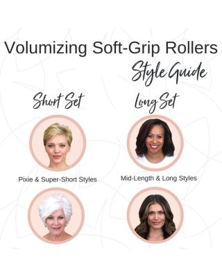Volumizing Soft-Grip Rollers - Long