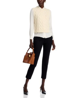 Treeca 2 Smooth Cropped Trousers