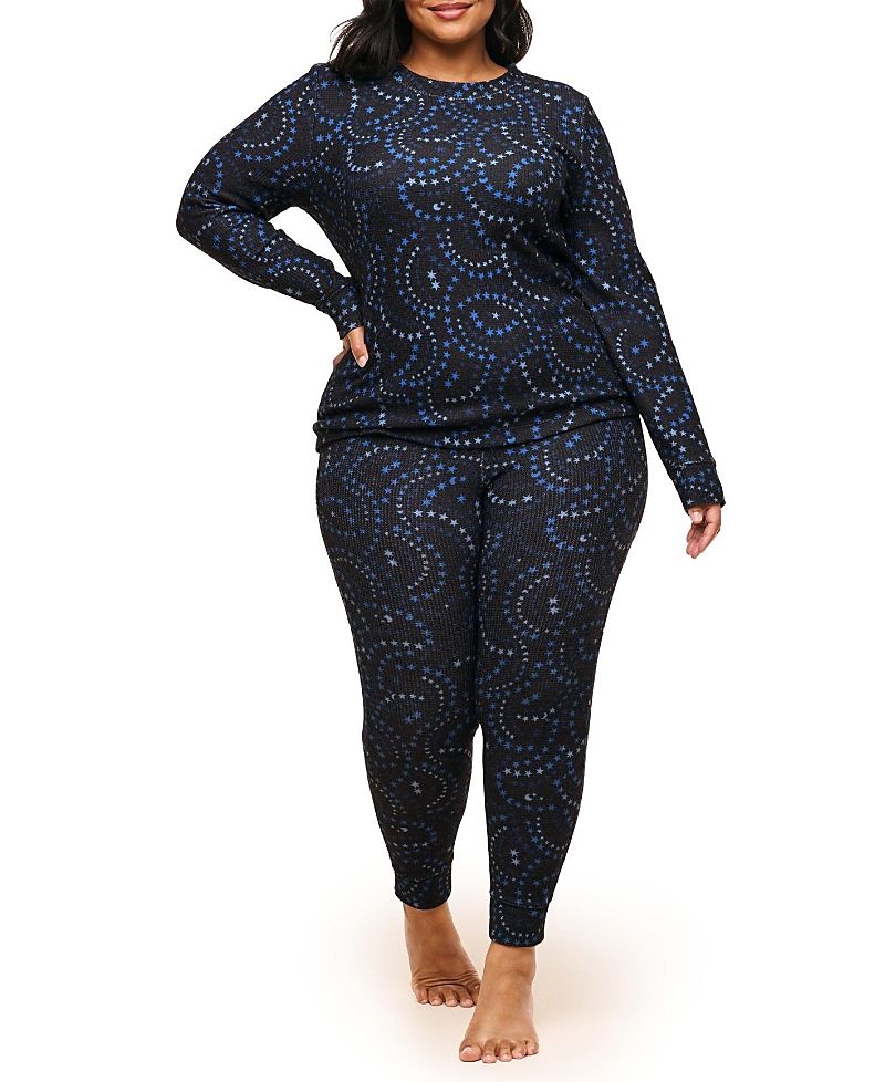Adore Me Janise Women's Plus-Size Pajama Long Sleeve Top & Leggings Set