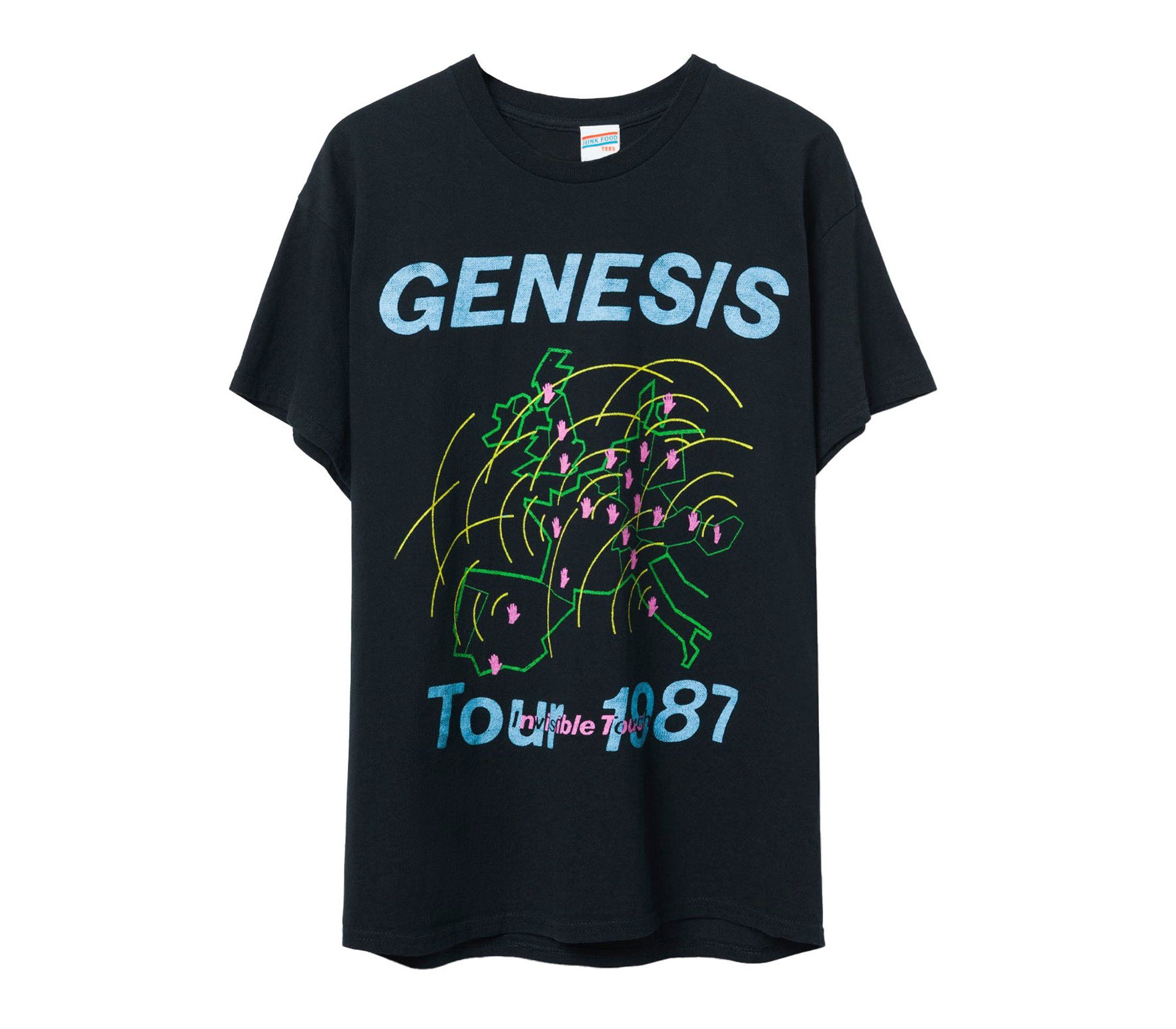 Unisex Genesis Invisible Touch Tour 1987 Flea Market Tee - Image 1