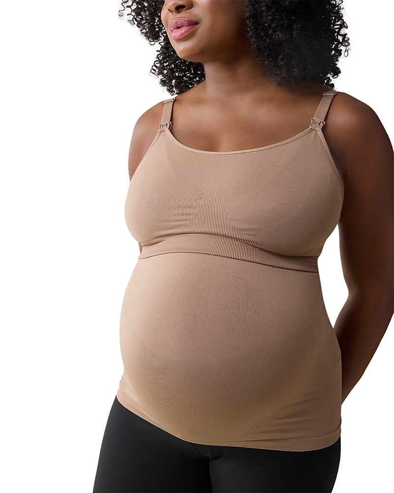 Ingrid & Isabel Nursing & Pumping Cami, Pack Of 2 In Black/ Taupe