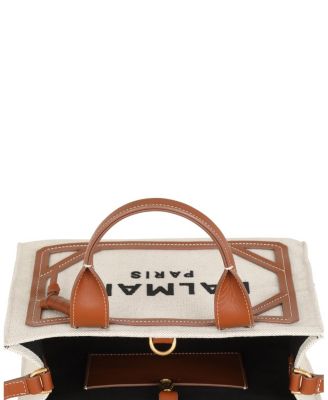  Women's B-Army Small Tote Bag in Canvas and Leather