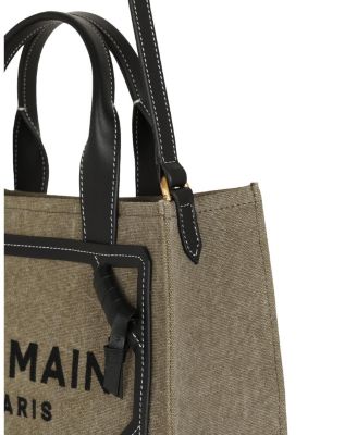 Women's B-Army Small Tote Bag in Canvas and Leather