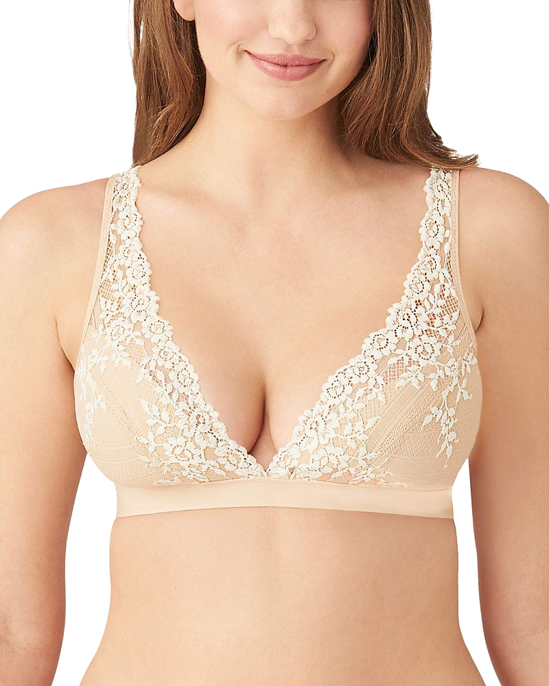 Wacoal Embrace Lace Convertible Plunge Soft Cup Wireless Bra