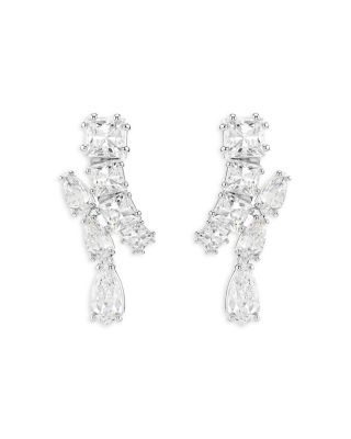 Swarovski Matrix Mixed Cut Crystal Drop Earrings