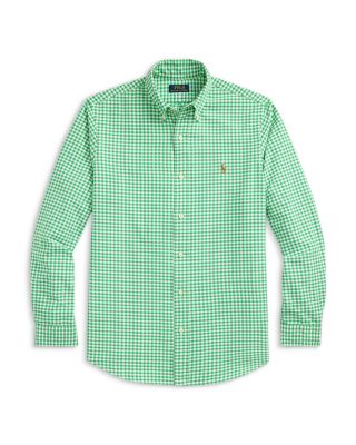 Classic Fit Plaid Oxford Button Down Shirt