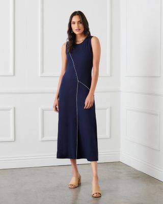 Reverse Seam Midi Dress
