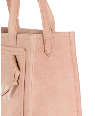 Women's Small Suede B-Army Tote Bag