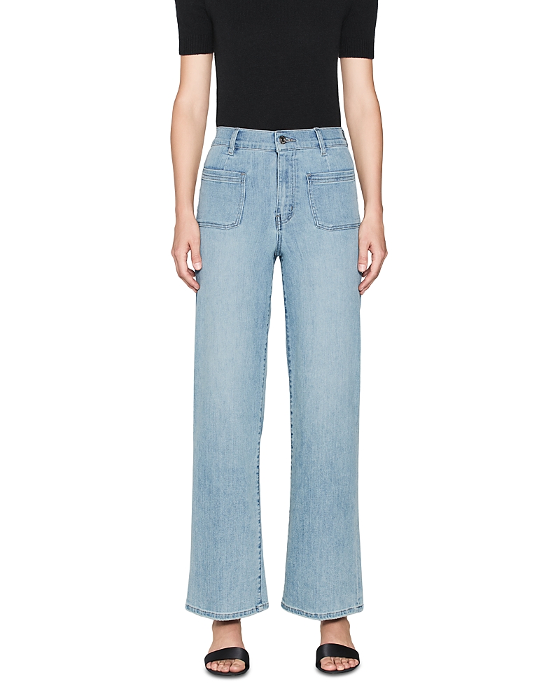 Frame Pixie Seraphina Extra Wide Leg Jean In Blue