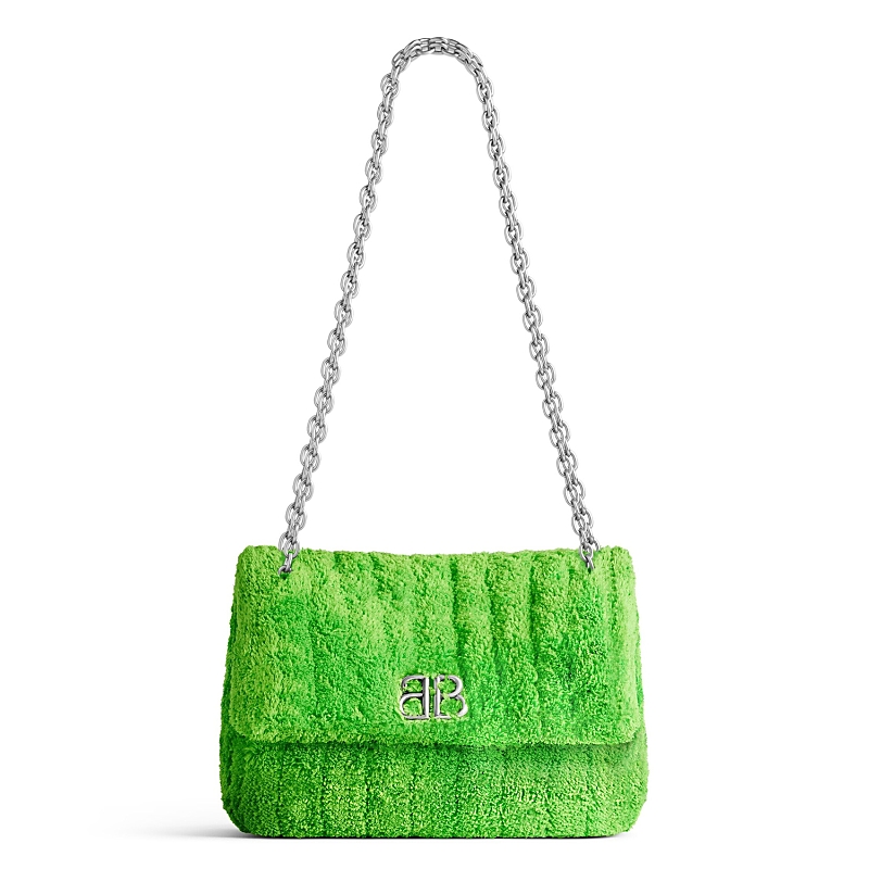 Balenciaga Monaco Mini Bag Quilted Towel Fabric
