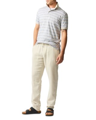 Somes Island Slim Fit Striped Polo Shirt
