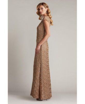 Etters Scalloped Illusion Gown