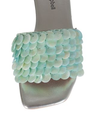 Women's Fishy Beaded Slide Sandals