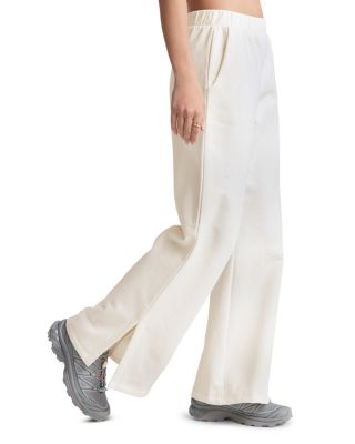 On The Go Pullover & Open Ended Mid Rise Wide Leg Pants