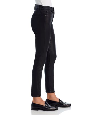 x Alix Earle The Alix High Rise Skinny Jeans in Black Coat