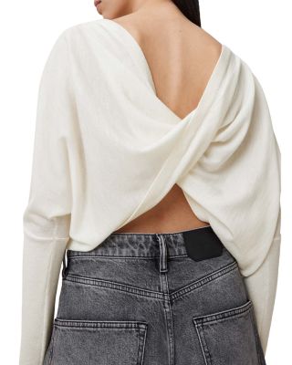 Julieana Wool Wrap Sweater