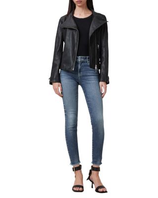 Miller Push Up High Rise Skinny Ankle Jeans in Deep Royal