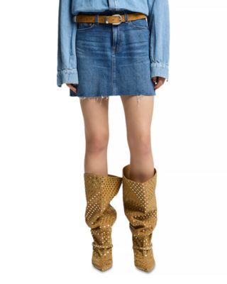 7 For All Mankind - Denim Mini Skirt Dress
