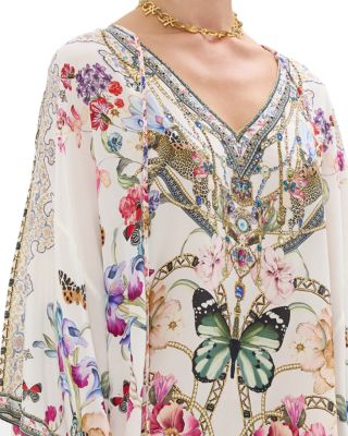 Silk Swim Cover-Up Kaftan