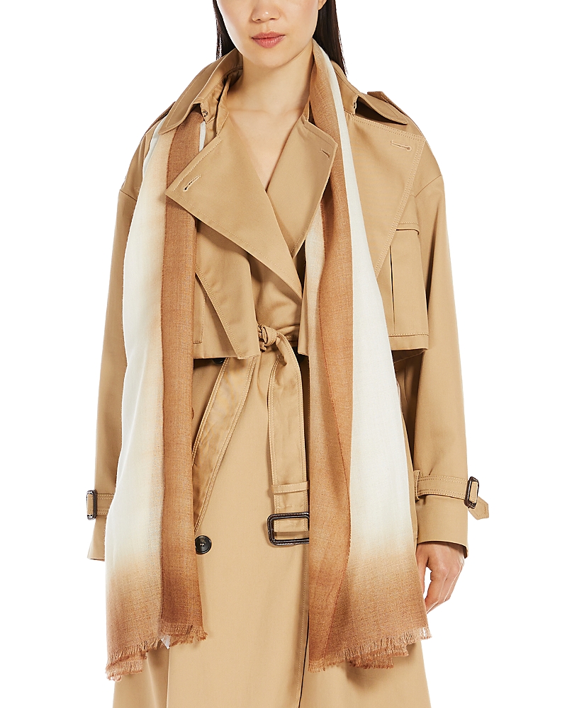 Weekend Max Mara Danilo Alpaca & Silk Stole In Camel