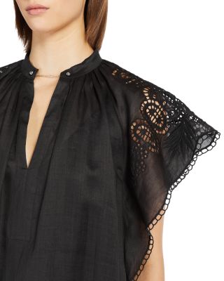 2 Astor Ruffle Sleeve Mini Dress