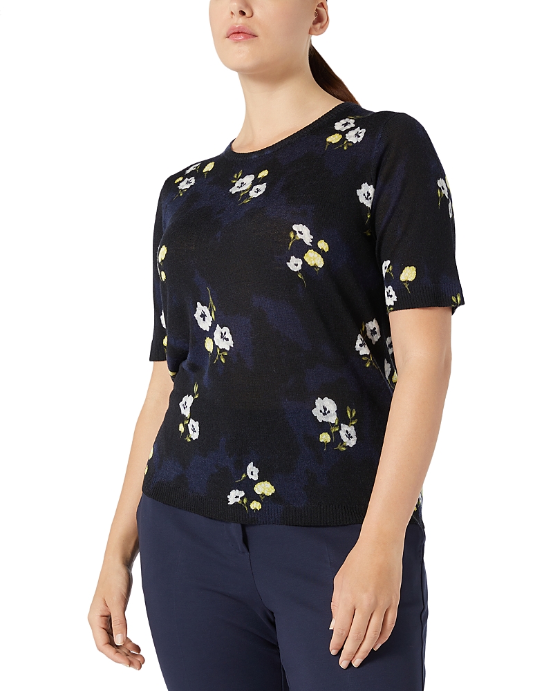 Shop Marina Rinaldi 1a Uscita Adelia Sweater In Ultramarin