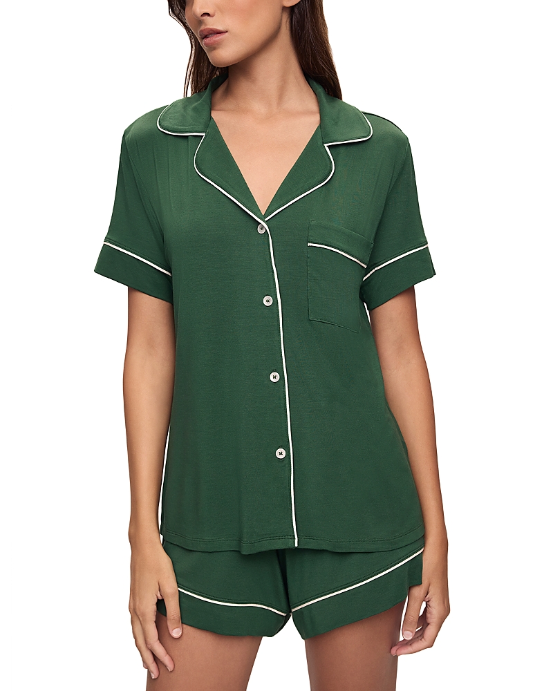 Eberjey Gisele Relaxed Short Sleeve Christmas Top & Shorts