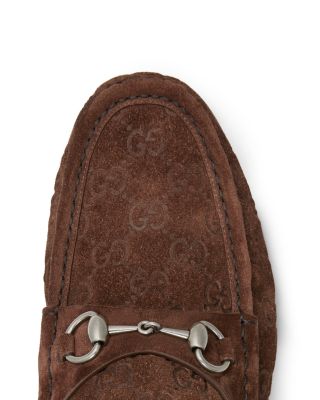 Men's Luxury Suede GG Horsebit Loafers 