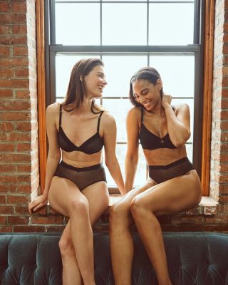 Unlined Mesh Underwire Bra