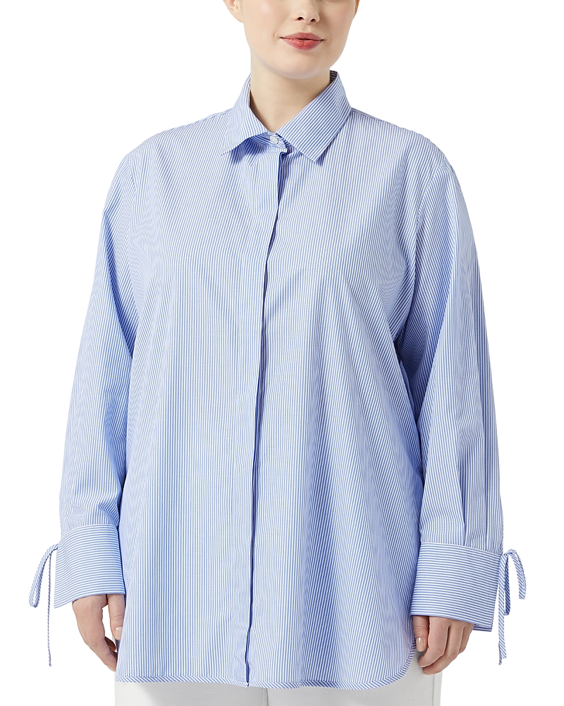 Marina Rinaldi Sport 1a Uscita Tuc Shirt In Avio