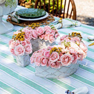 Berry & Thread Petite Parterre Garden Half Circle Vases, Set of 2