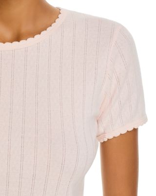 Pointelle Tee