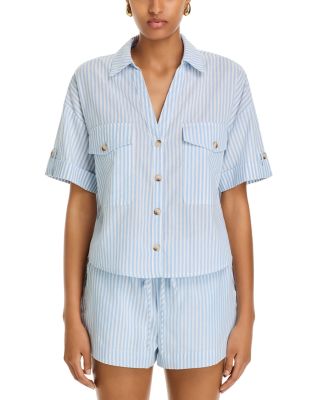 Cropped Boxy Yacht Race Shirt 