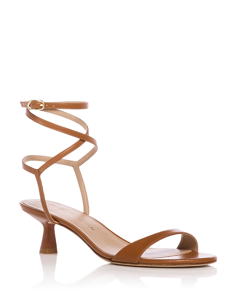 Stuart Weitzman Nudist Wrap Sandal In Macchiato