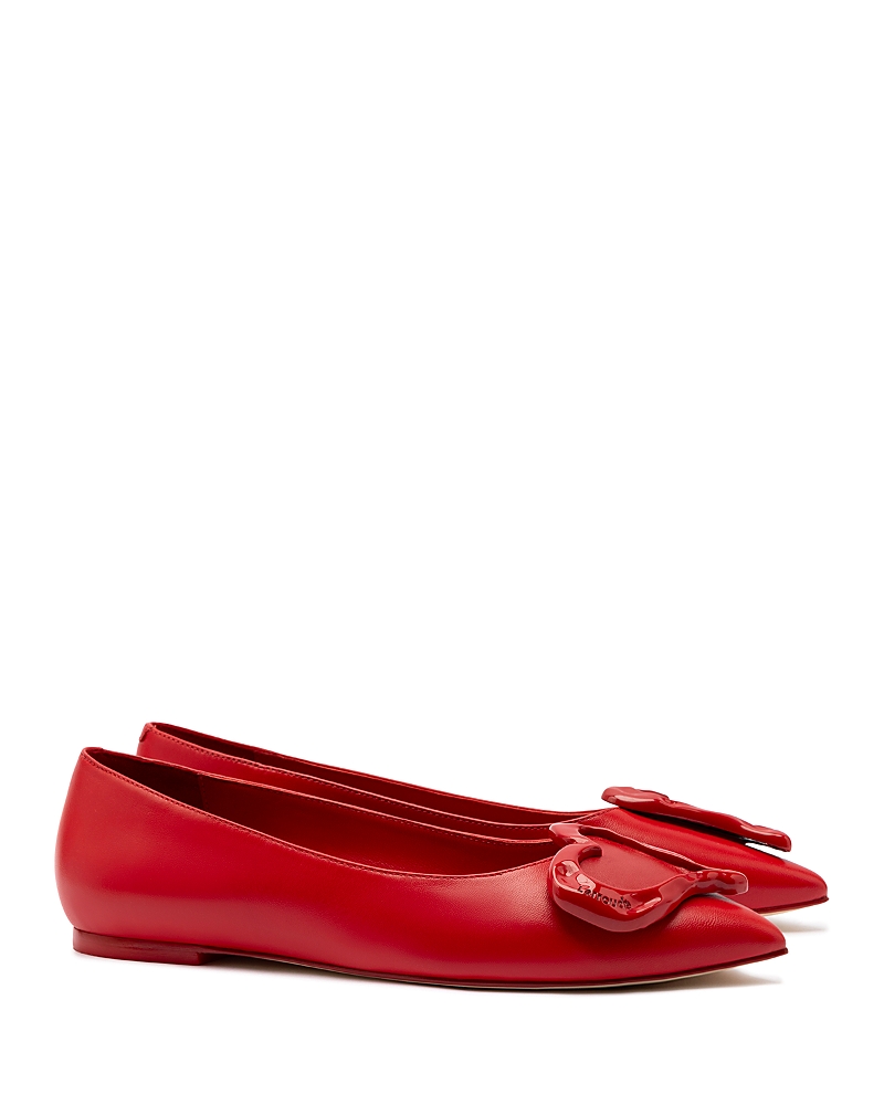 Larroude Women's Lee Amore Flats In Red