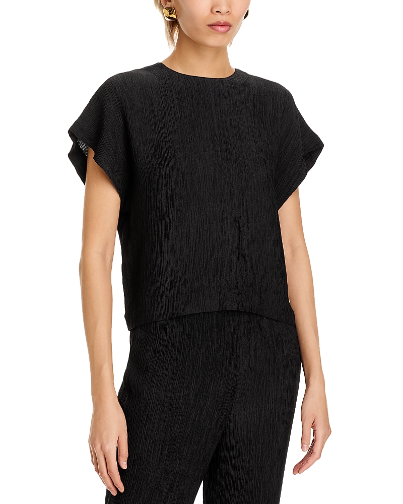Shop Anine Bing Jollie Top In Black