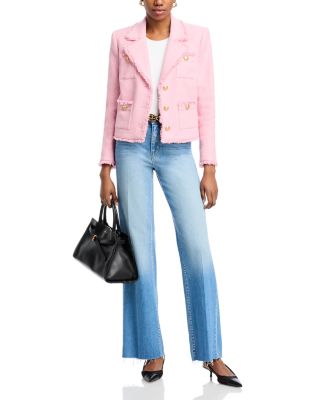 Sylvia Fringe Trim Tweed Jacket