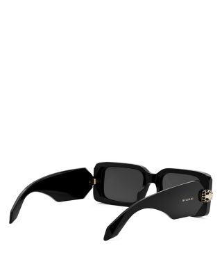 Serpenti Forever Rectangular Sunglasses, 53mm