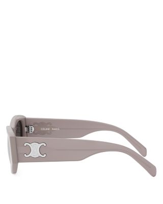 Triomphe Geometric Sunglasses, 55mm